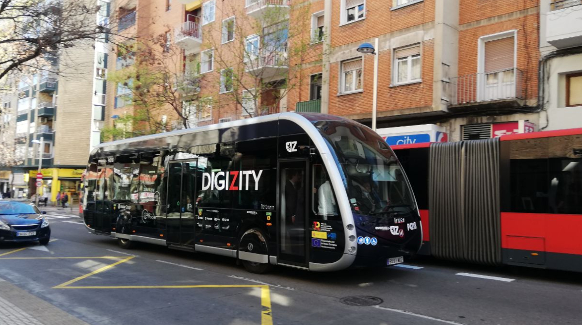 Bus automatizado de Zaragoza