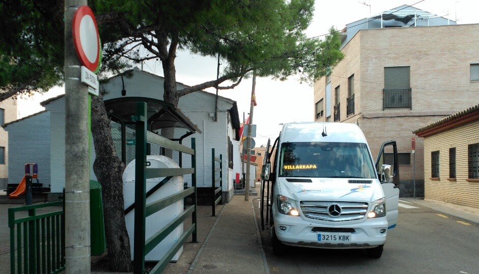 Bus Zaragoza - Villarrapa. Horarios y recorrido. 