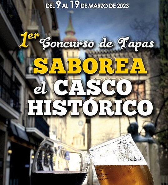 Concurso de Tapas del Casco Histórico. Cartel. 