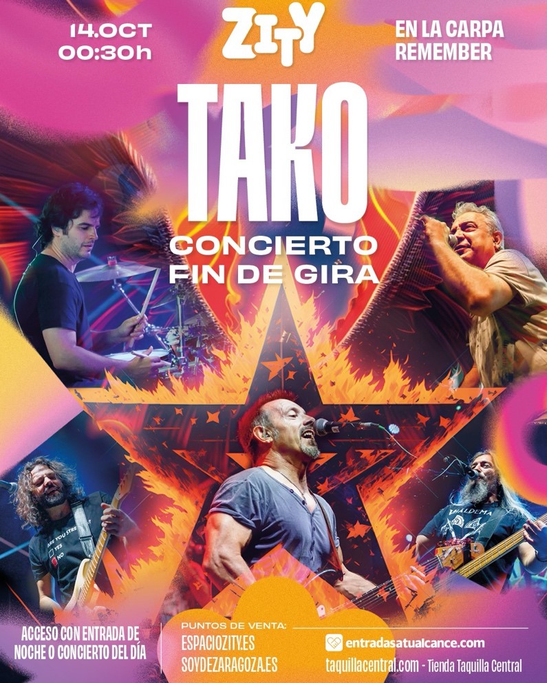 Concierto de Tako en Zaragoza