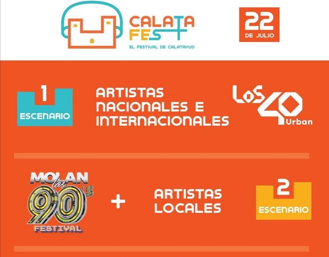 Calatafest Festival en la ciudad de Calatayud en 2023