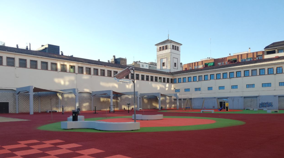 La nueva plaza pública que estrenará Zaragoza en pocos días. 