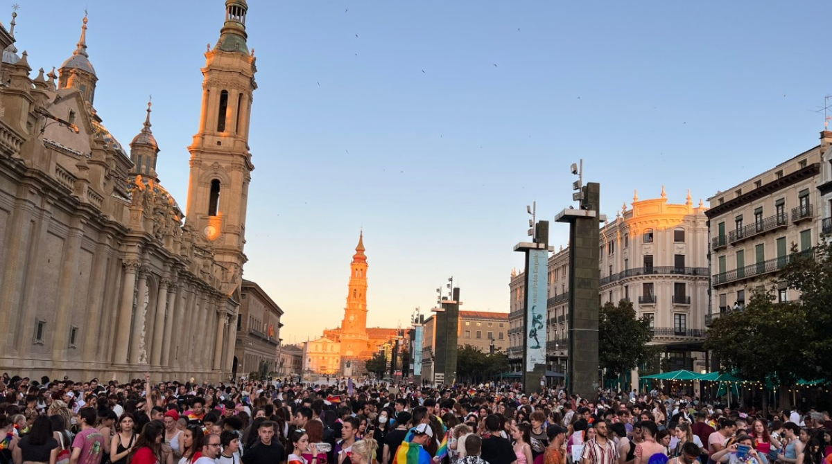 Manifestación del Orgullo Gay 2023 en Zaragoza