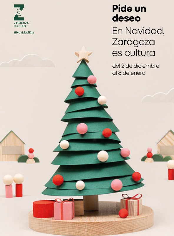 Cartel de la Navidad en Zaragoza