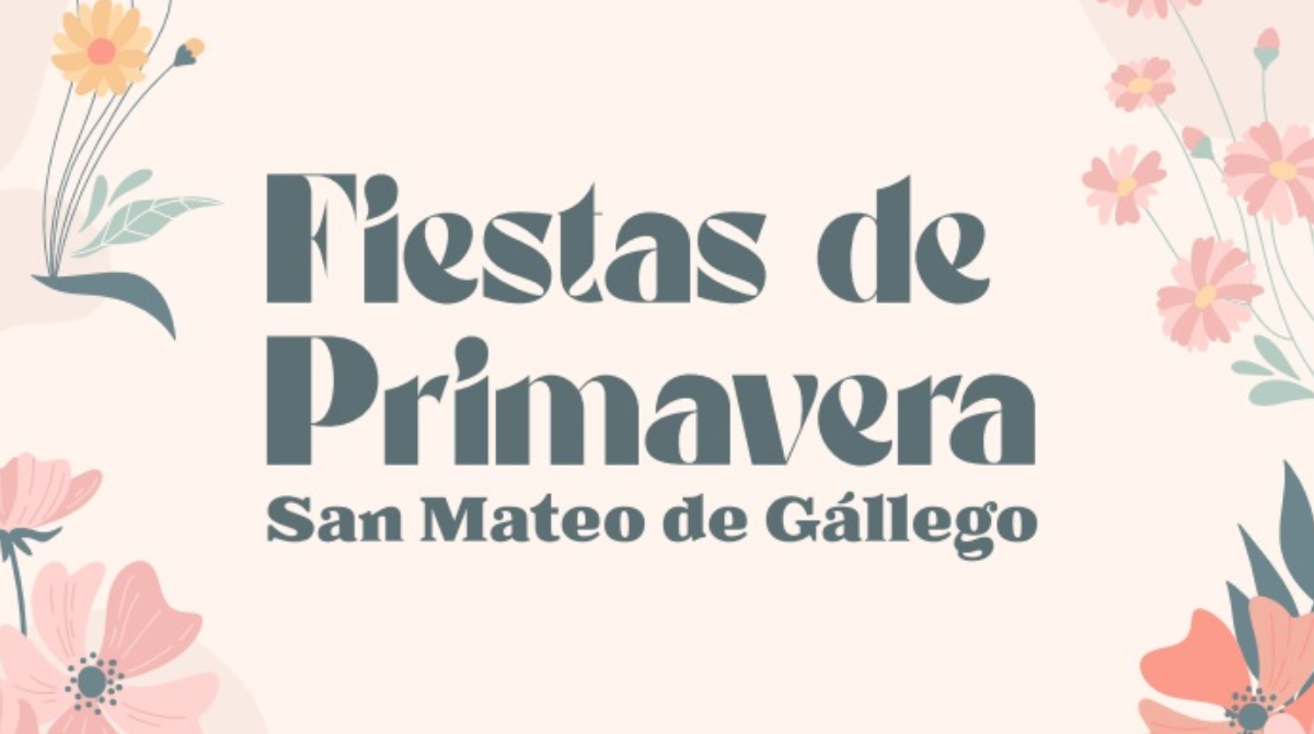Programa de las Fiestas de Primavera de San Mateo de Gállego 2023. 