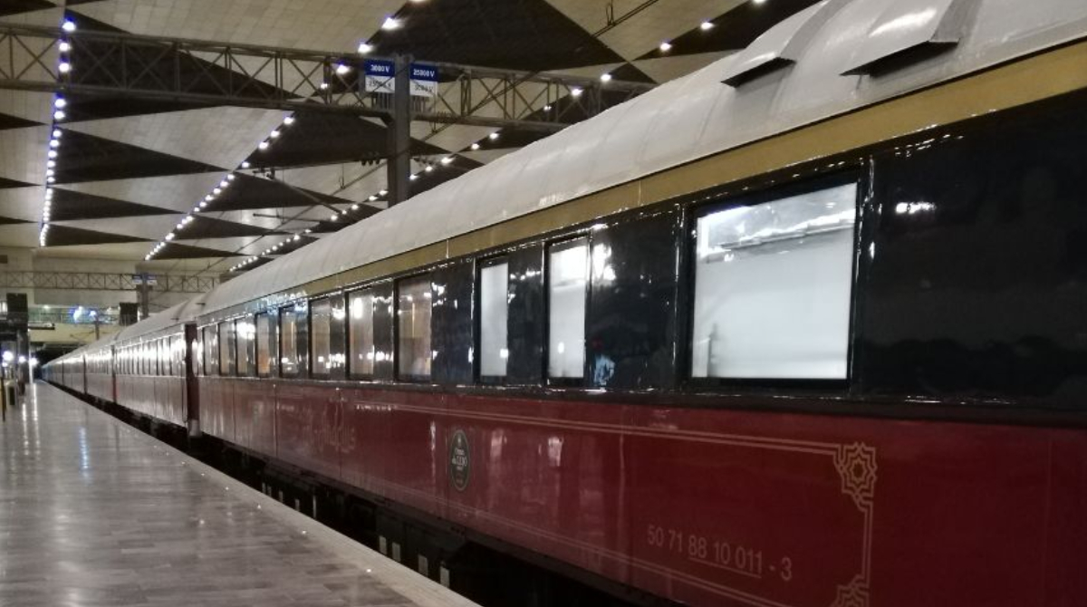 Tren turístico en Zaragoza