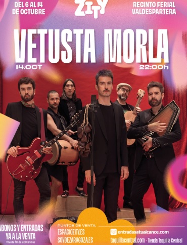 Concierto de Vetusta Morla en las Fiestas del Pilar 2023.