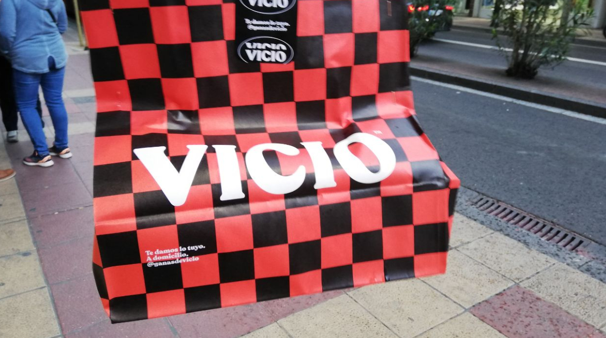 'Vicio' en la avenida de Madrid de Zaragoza. 